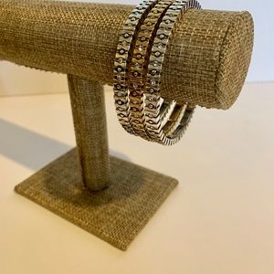 Premier Designs Gleam stretch stacked bracelets